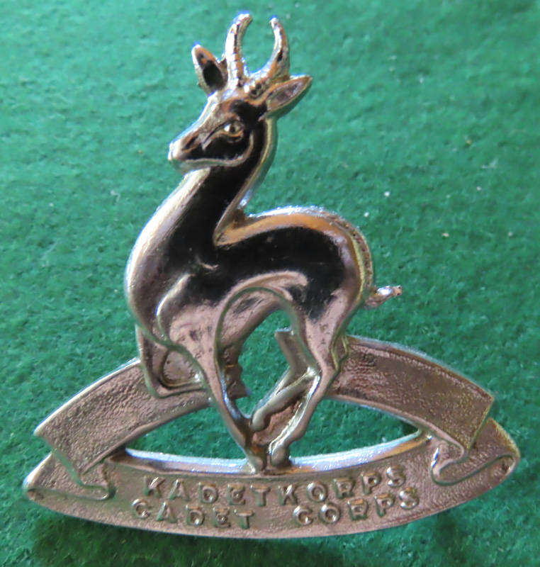 South Africa - Army - SA School Cadets 3 Different Cap Badges