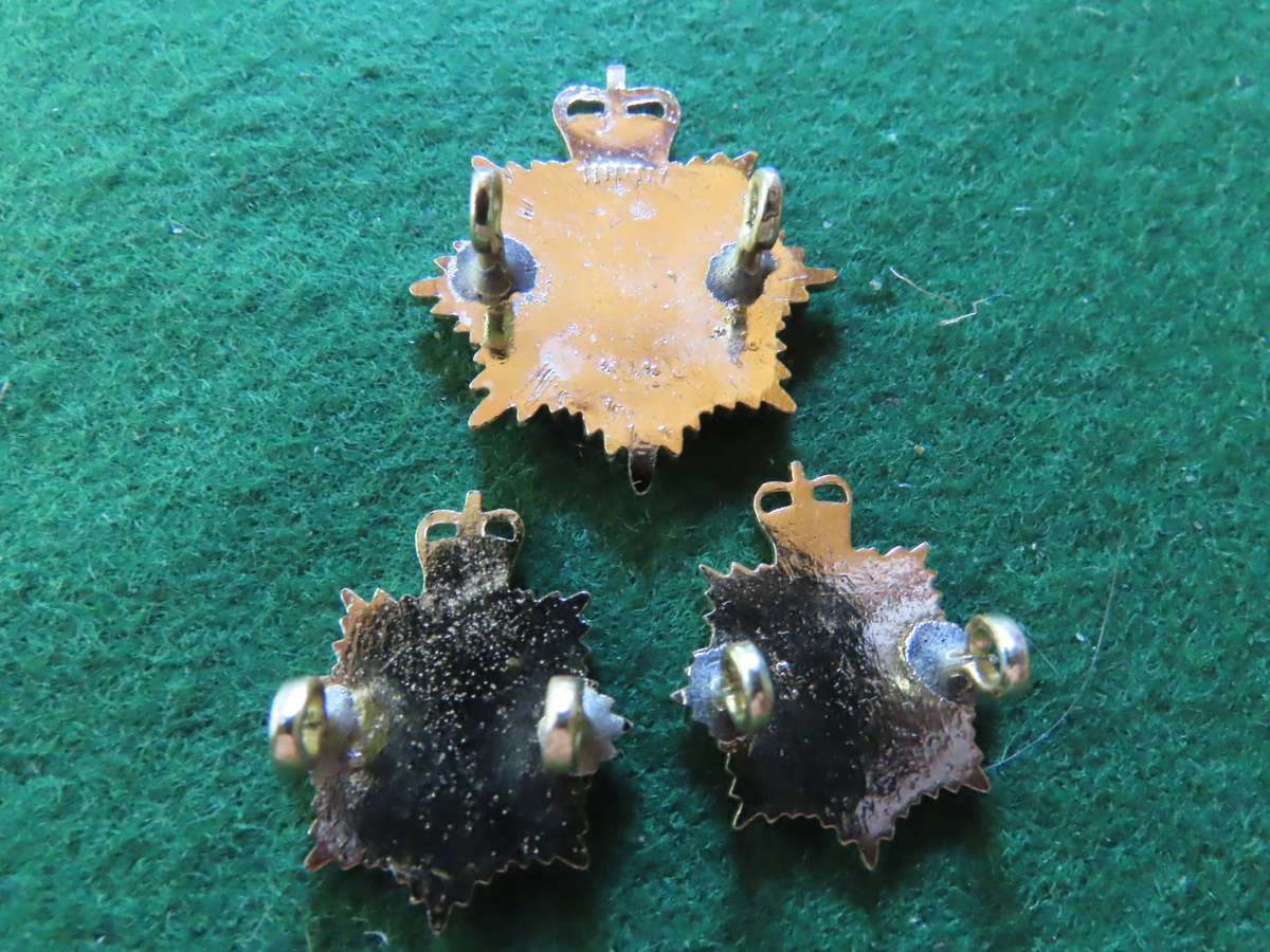 Rhodesia - Pre UDI  Army Service Corps Cap and Collar Badges