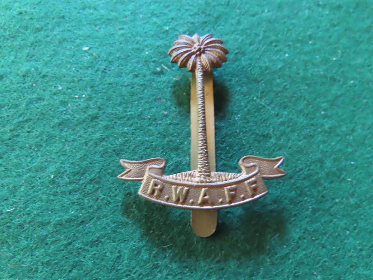 Royal West African Frontier Force - Metal Cap Badge