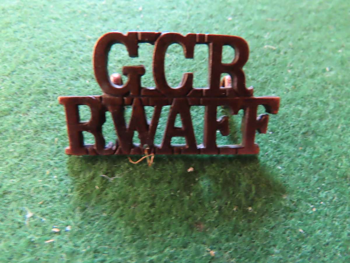 Gold Coast Regiment - Royal West African Frontier Force - Shoulder Title