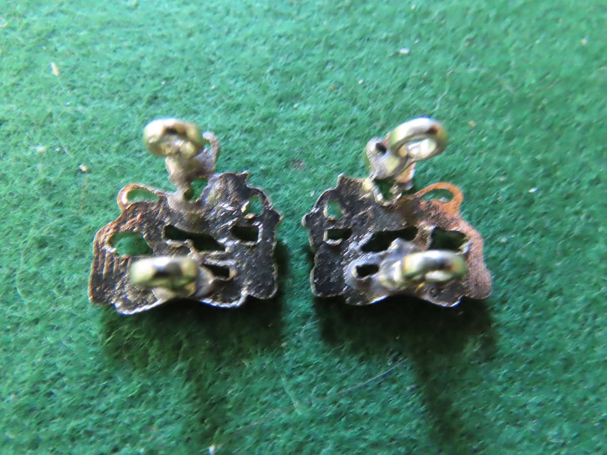 Rhodesia - Pre UDI  Staff Corps Pair of Collar Badges Q/C