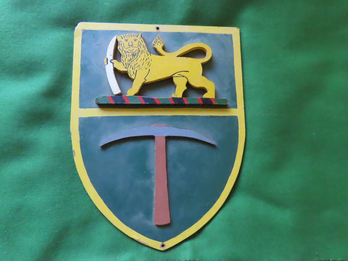 Rhodesia - Bush War - Wooden Rhodesian Army Plaque