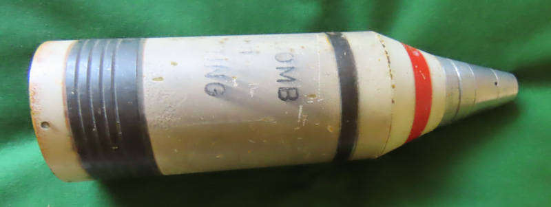 South Africa - 81mm Used Illuminating Mortar Round