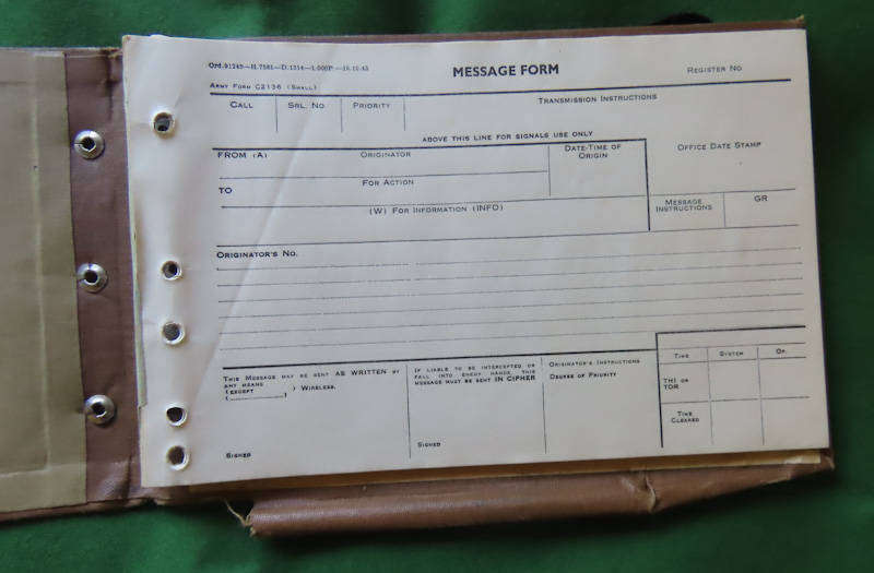 Rhodesia  - Bush War - Message Book