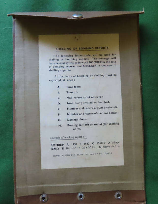 Rhodesia  - Bush War - Message Book