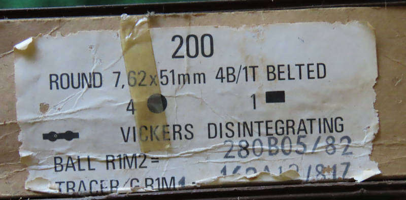 South Africa-200 Round 7.62 x 51 4B 1T Belted Empty Box