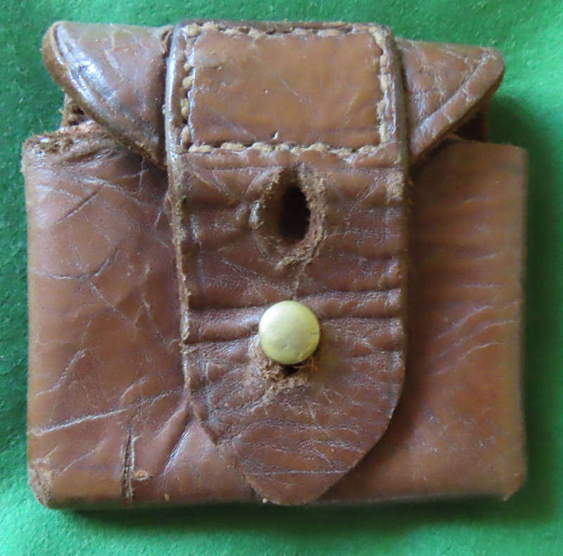 Vintage Military Pouch For 6 Cartridges