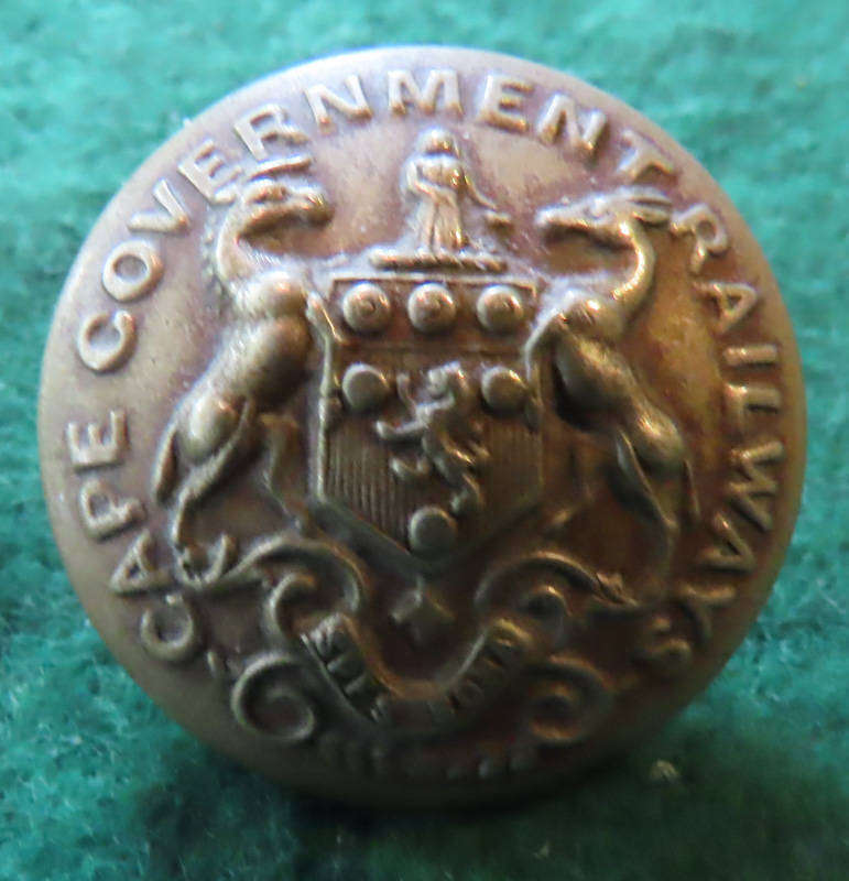 South Africa - Boer War - Cape Government Railways - Button