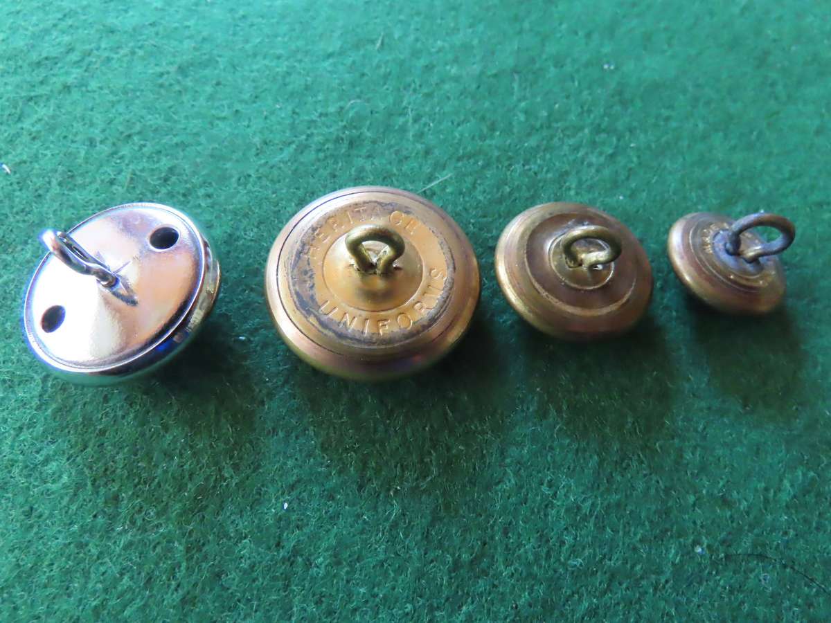 South Africa - General Officers -  4 Buttons - 22, 26, 20 and 16mms