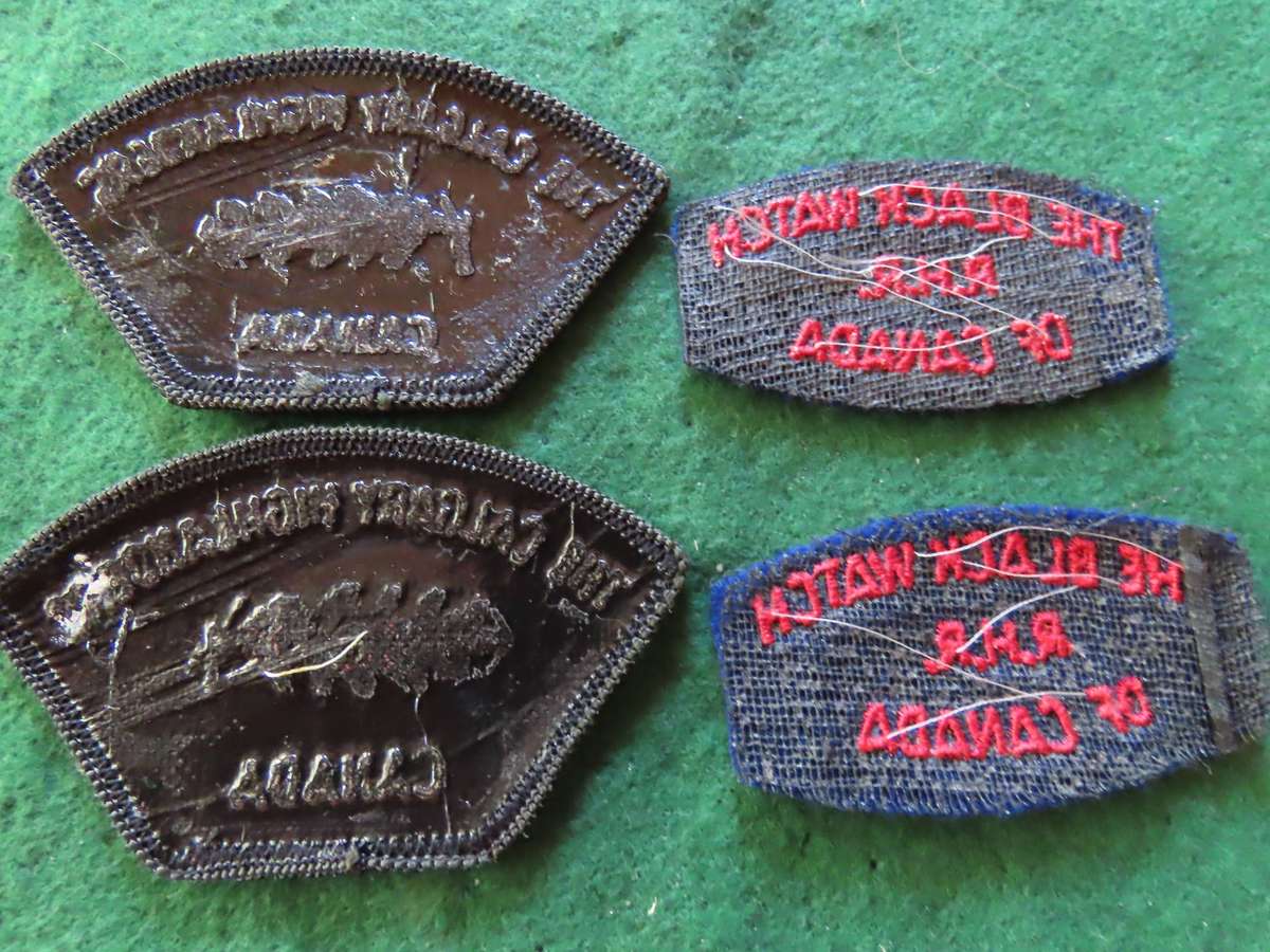 Canada - 10th Calgary Highlanders and The Black Watch Shoulder Patches