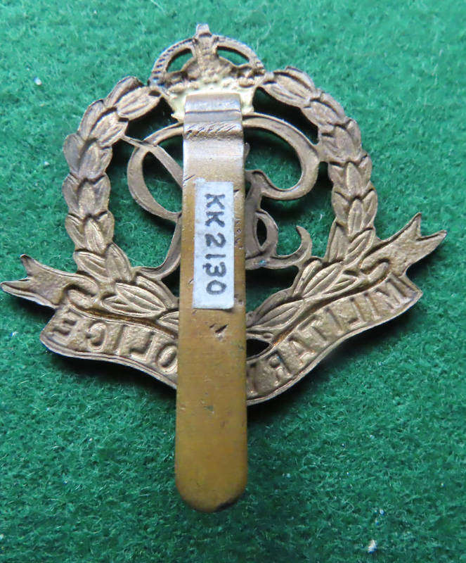 Great Britain -Military Police Cap Badge Geo VI