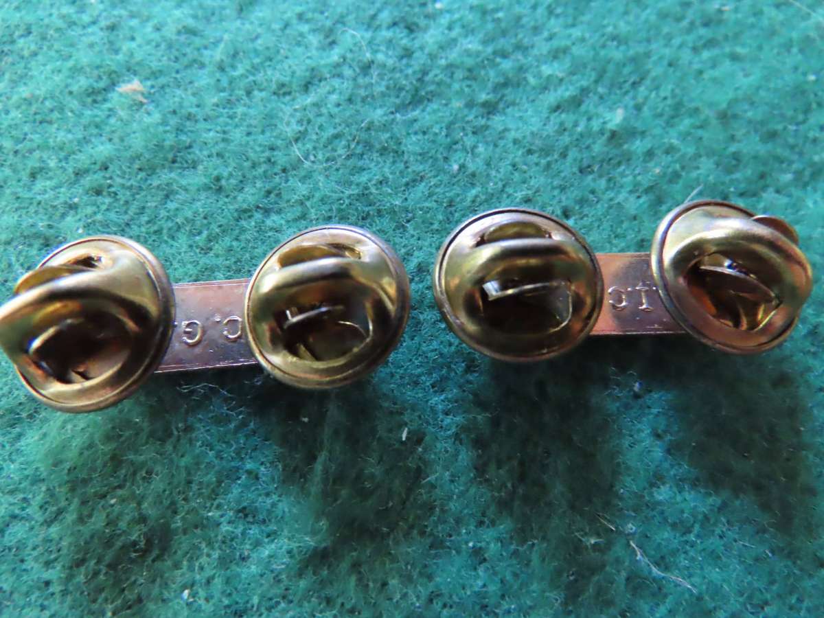 USA - Vintage 1st Lieutenant Mess Dress Rank Pair