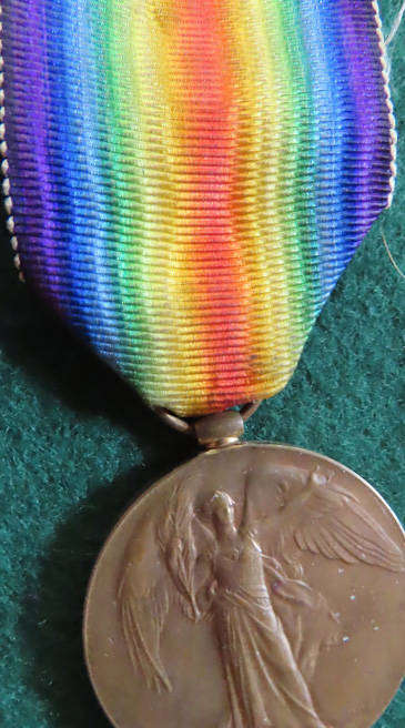 Commonwealth Countries - WWI - Victory Medal - Lieutenant M.R. Kirby