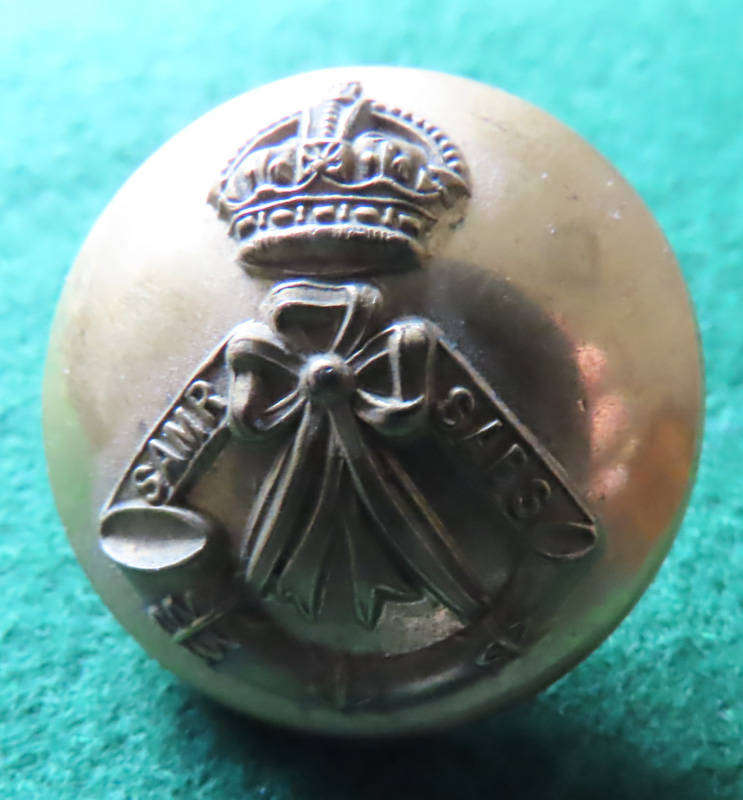 South Africa - WWI - South Africa Mounted Rifles -. Button 291mms - KC