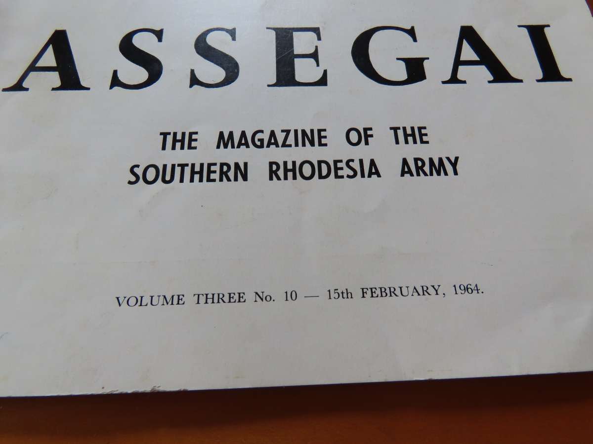 Southern Rhodesia  - Assegai - Volume 3 Number 10 - 15th  February 1964