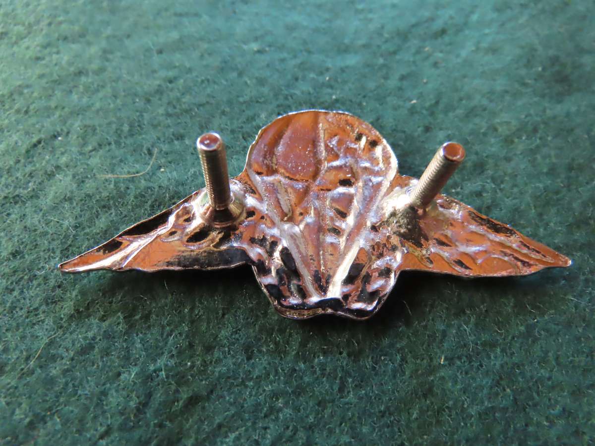 Homelands -Ciskei - Border War - Parachute Battalion Chromed for NCO's Beret Badge