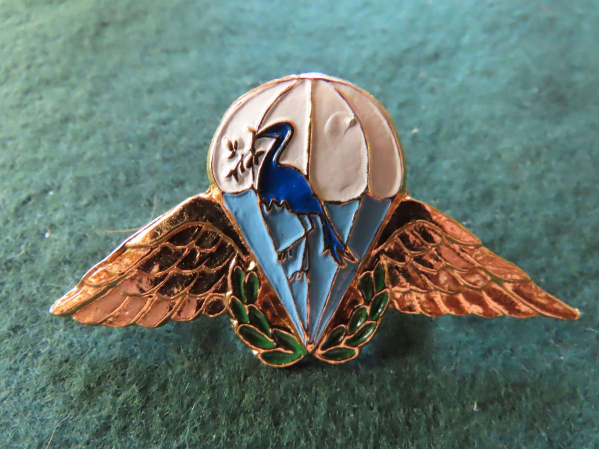 Homelands-Ciskei-Border War-Parachute Battalion Gold for Officers and Warrant Officers Beret Badge