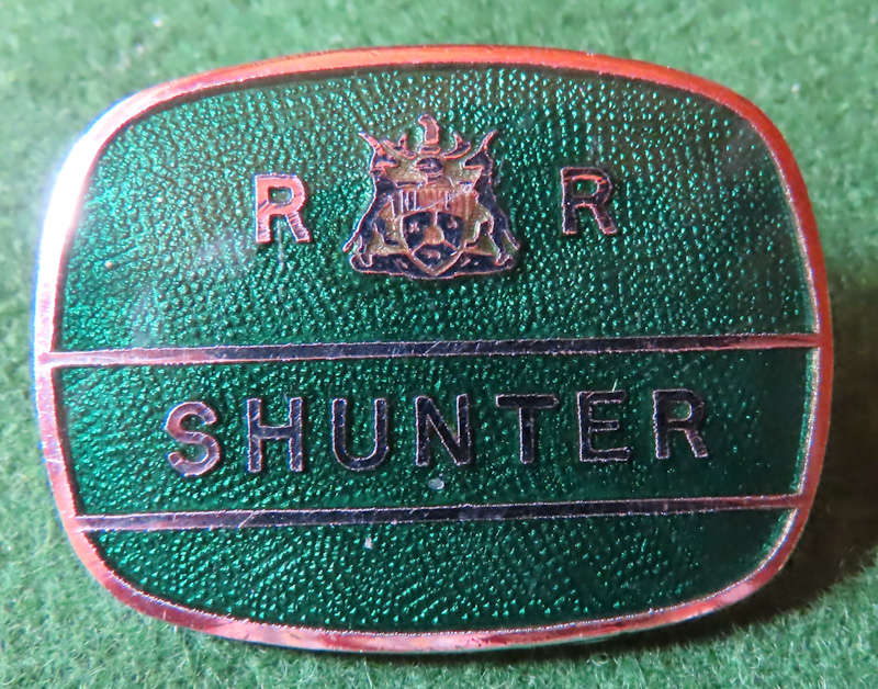Rhodesia  - Bush War - Rhodesia Railways - Shunter - Green Badge