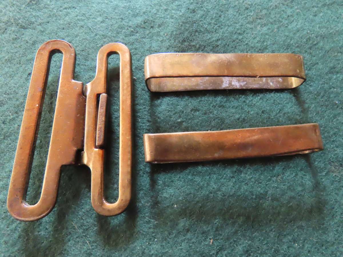 Rhodesia - Pre U.D.I. and Bush War - Brass Buckle and Belt Items