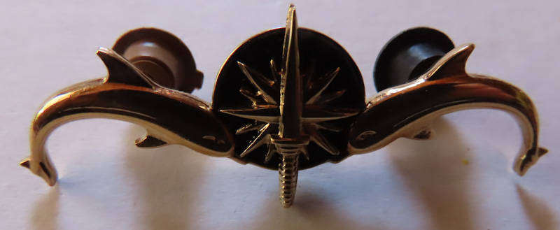 South Africa - South African Navy - Submariners Mess Dress Breast Badge Worn 2009 to present