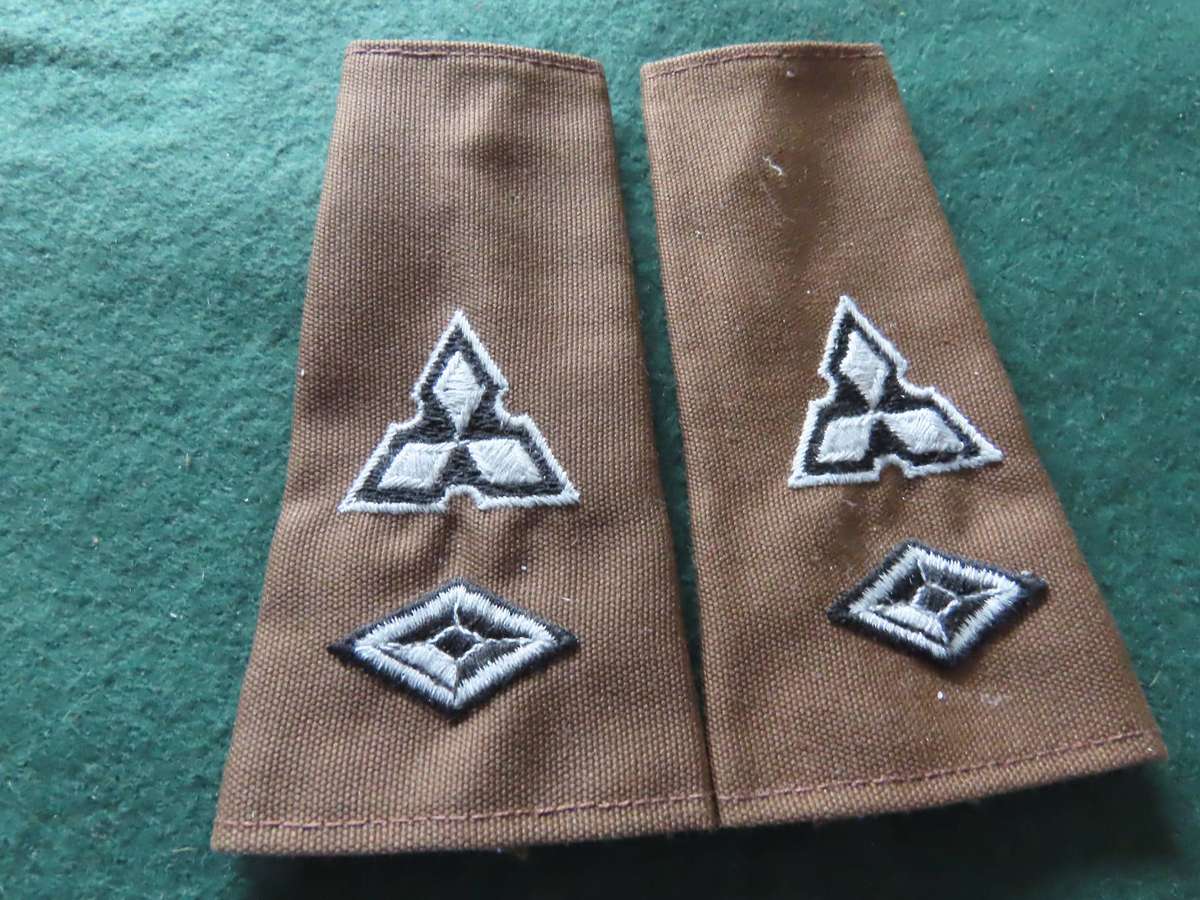 South West Africa - Border War - Lieutenant Colonel Pair Slip On Rank