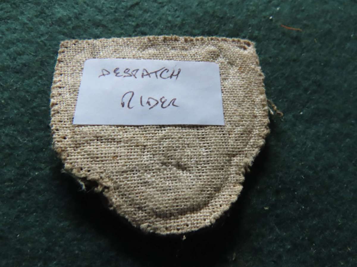 Great Britain and Commonwealth Commonwealth Countries WWII and later- Dispatch Rider