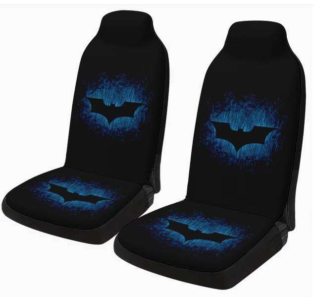 DC Batman Logo Car Seat Covers (2pcs)