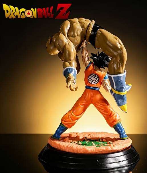 Goku and Nappa Figures - 21cm - Classic Scene