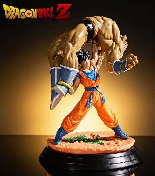 Goku and Nappa Figures - 21cm - Classic Scene