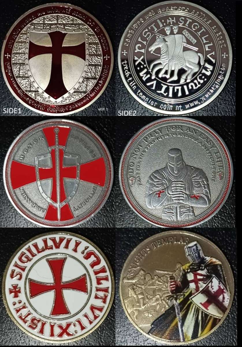  Fathers Day Edition: Ultimate Templar Knight Gift Set (Book + Medallions + Crusader Knife)