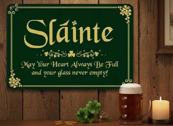St. Patrick's Day Metal Sign
