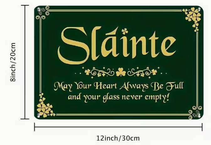 St. Patrick's Day Metal Sign