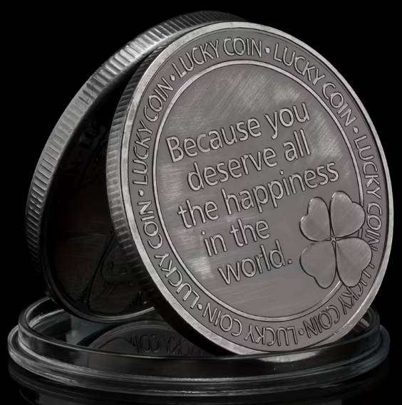  LUCKY COIN  GOOD FORTUNE EDITION (Antique look and feel)
