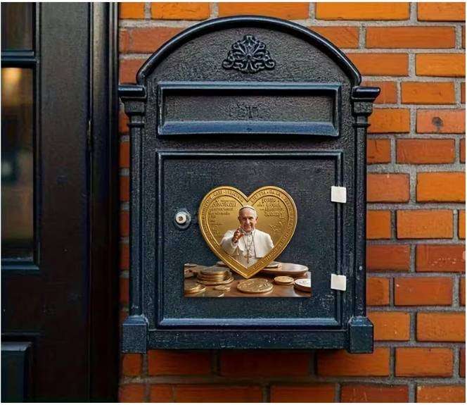 POPE JOHN PAUL II HEART MAGNET