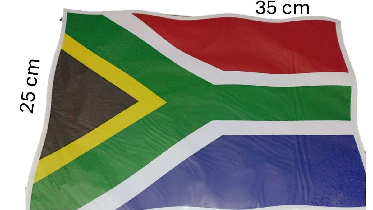 Large South African Flag Decal / Sticker  Bold, Bright & Proud