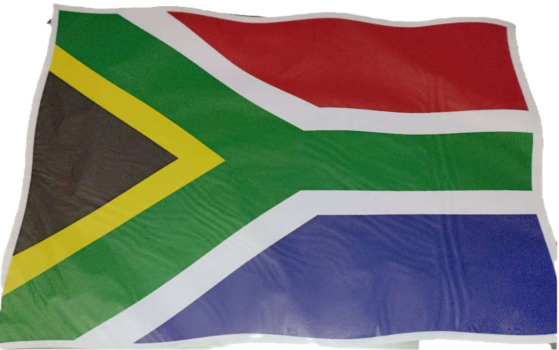 Large South African Flag Decal / Sticker  Bold, Bright & Proud