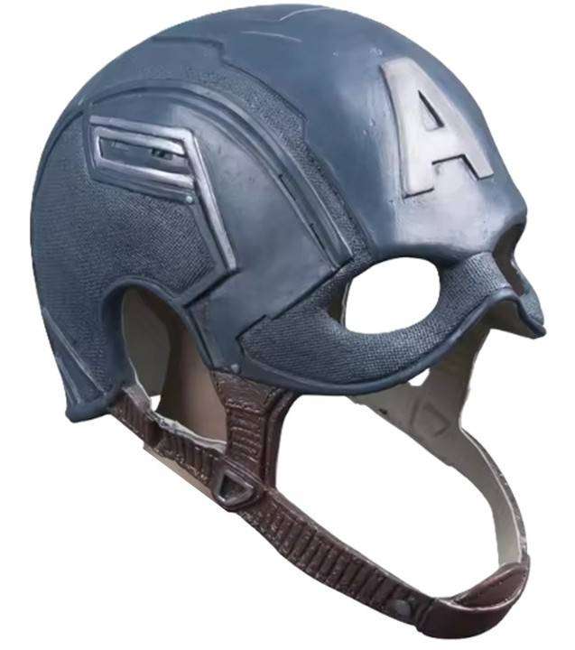 Captain America Life-Size Helmet & Metal Shield (60 cm)