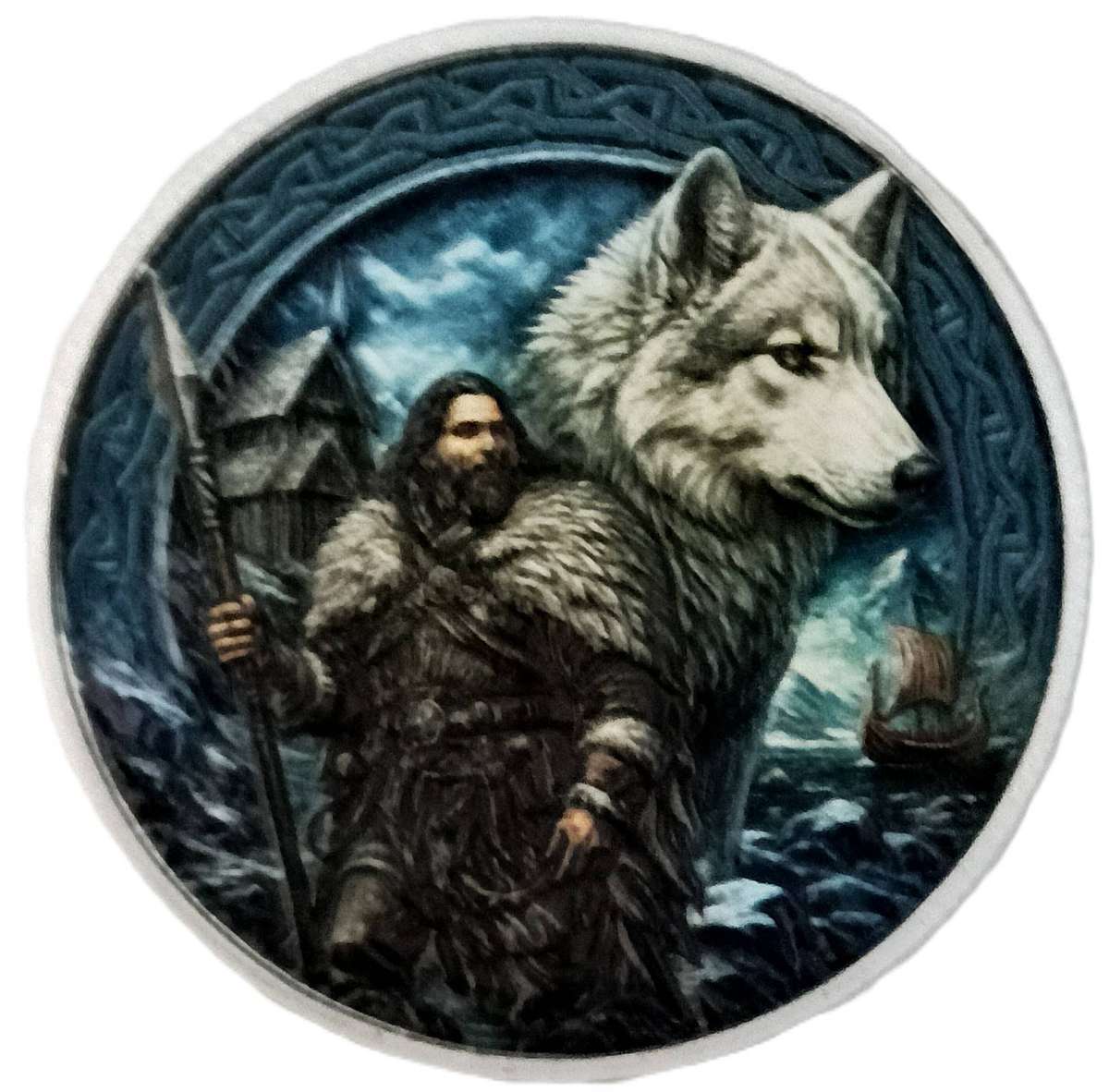 Viking Wolf Coin