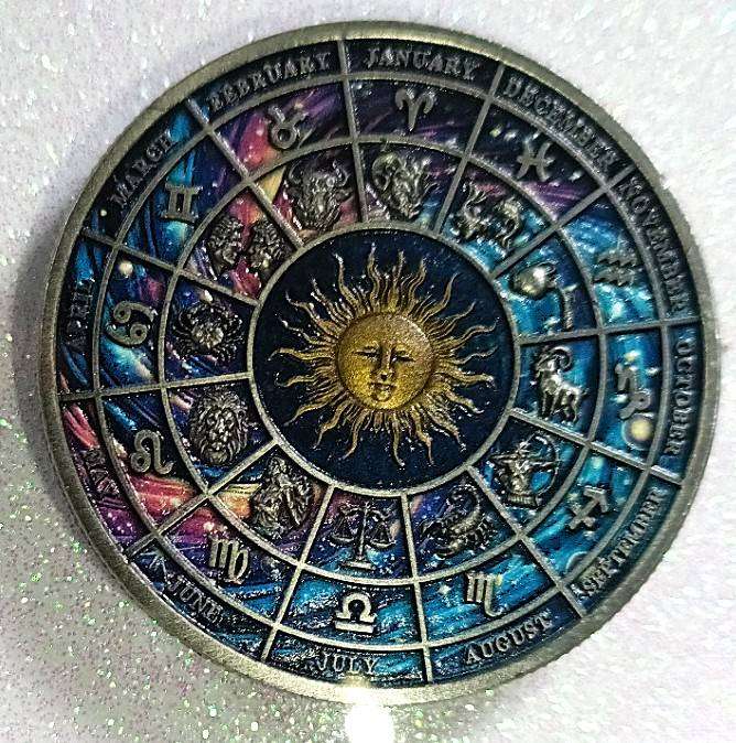 Framed 13-Piece Zodiac Medallion Collection - New Design Astrology Series