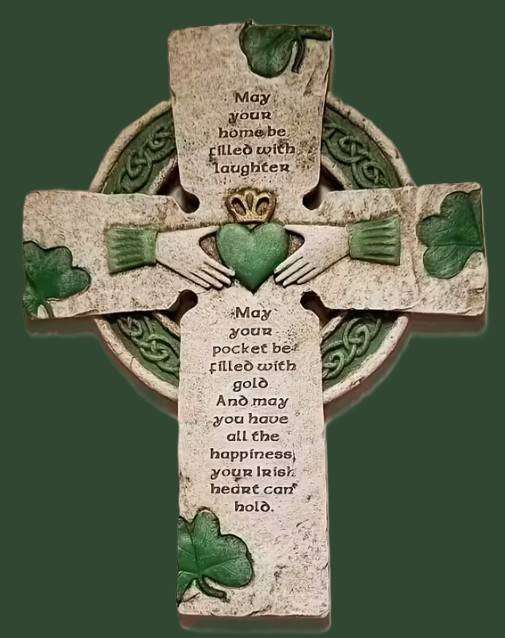 Irish Blessing Cross for St Patrick's Day and Easter