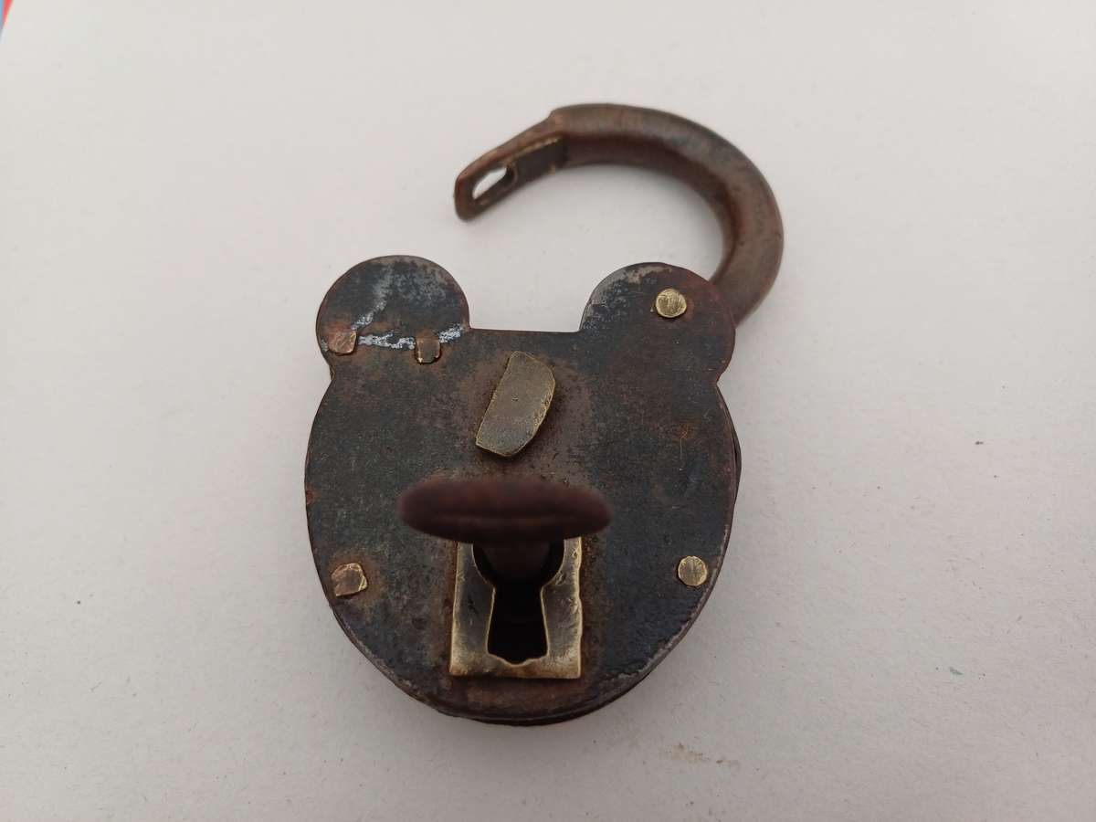 Small Vintage/ Antique Lock with Key. In Good Working Condition!