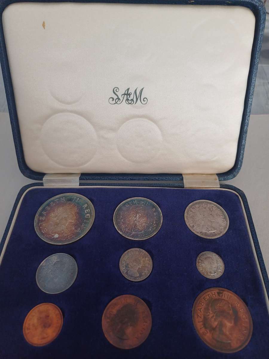 SA Union 1953 Silver Short Proof Set In SA Mint Box!