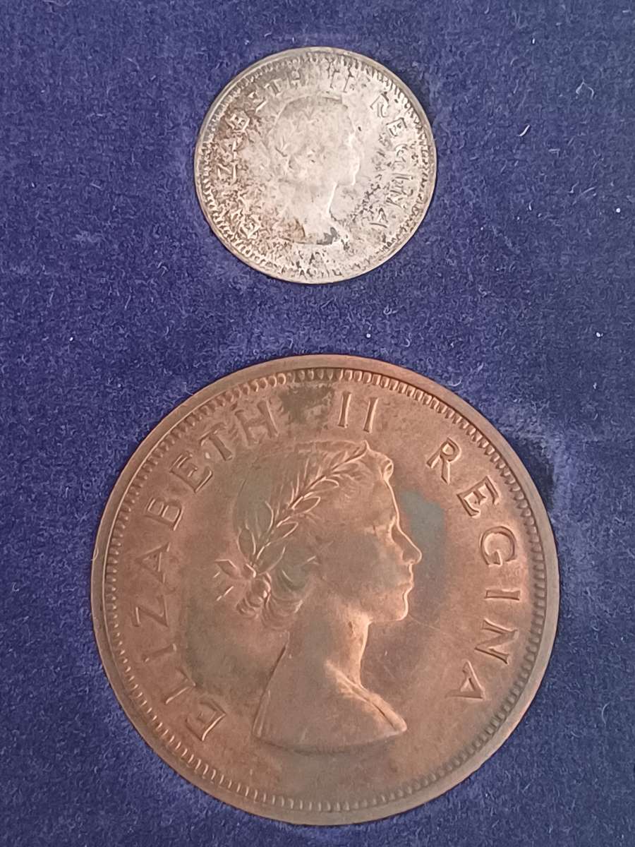 SA Union 1953 Silver Short Proof Set In SA Mint Box!