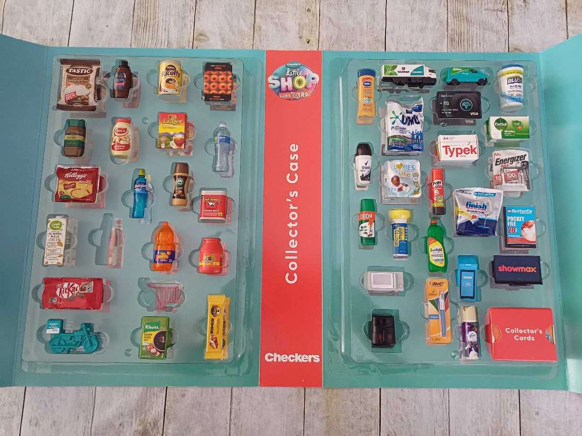Collection of Checkers Little Shop Goes Xtra Mini's in Collector's Case!