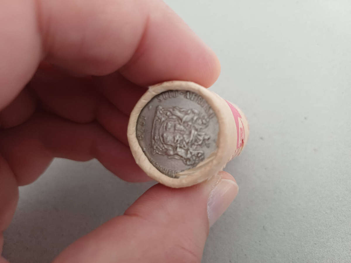 Coin Roll of sealed RSA 20c coins - Sun International