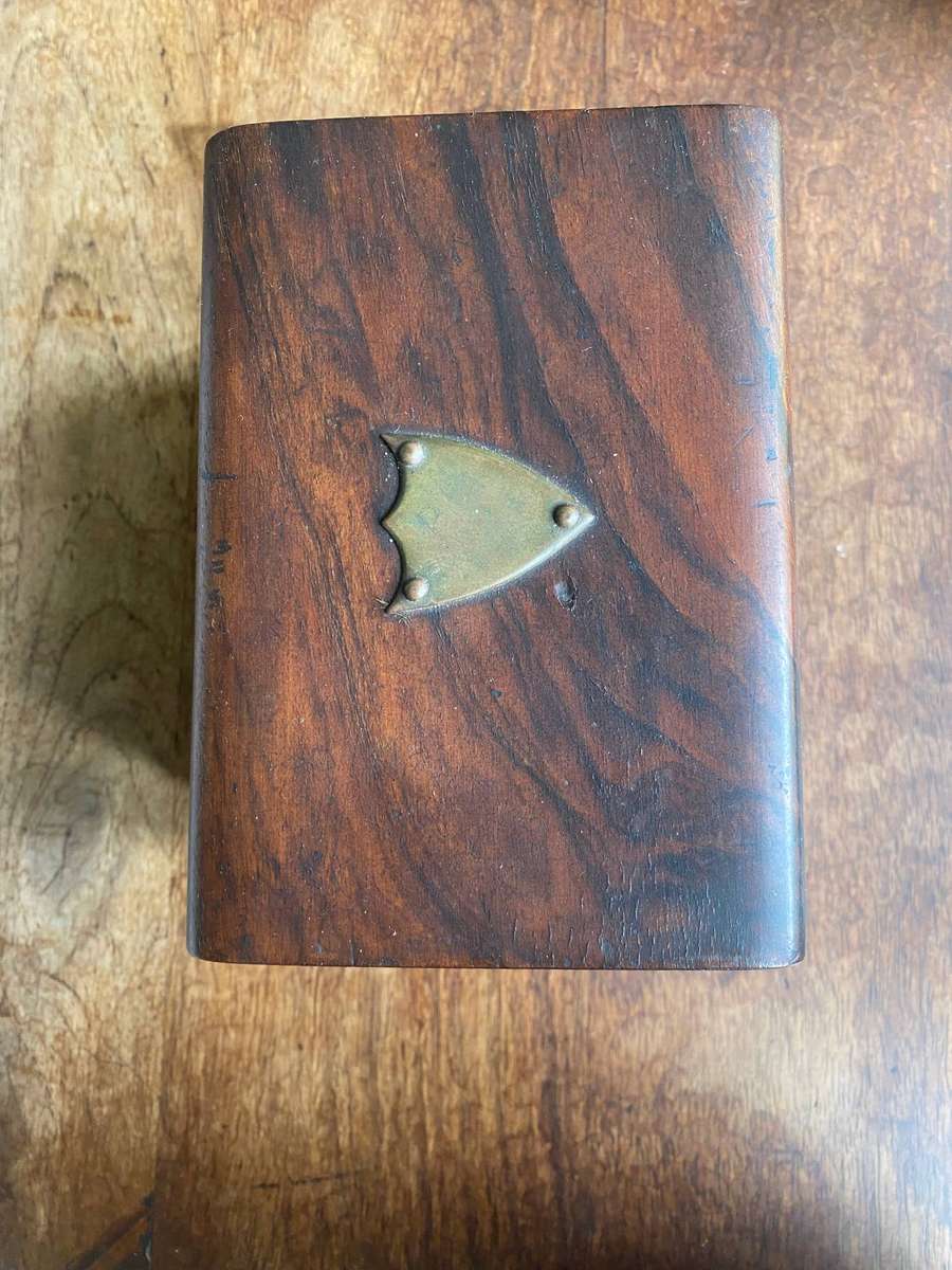 Set of 3 antique wooden boxes - vintage storage and decor