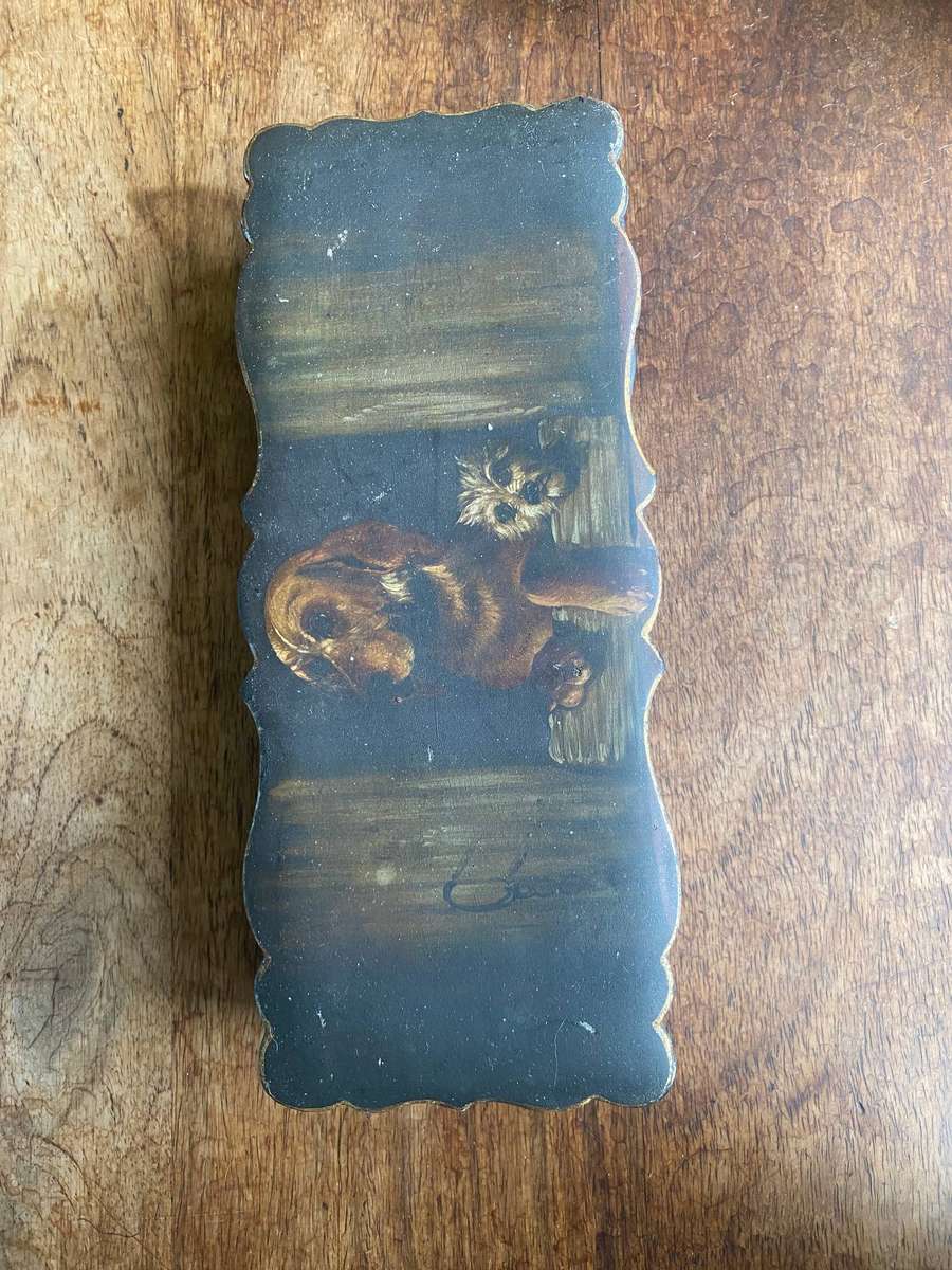Set of 3 antique wooden boxes - vintage storage and decor
