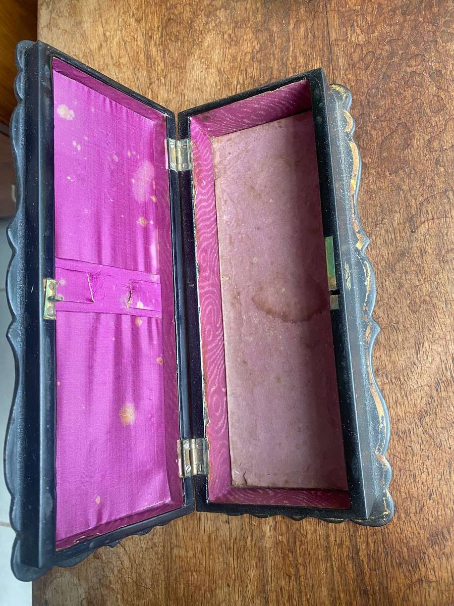 Set of 3 antique wooden boxes - vintage storage and decor