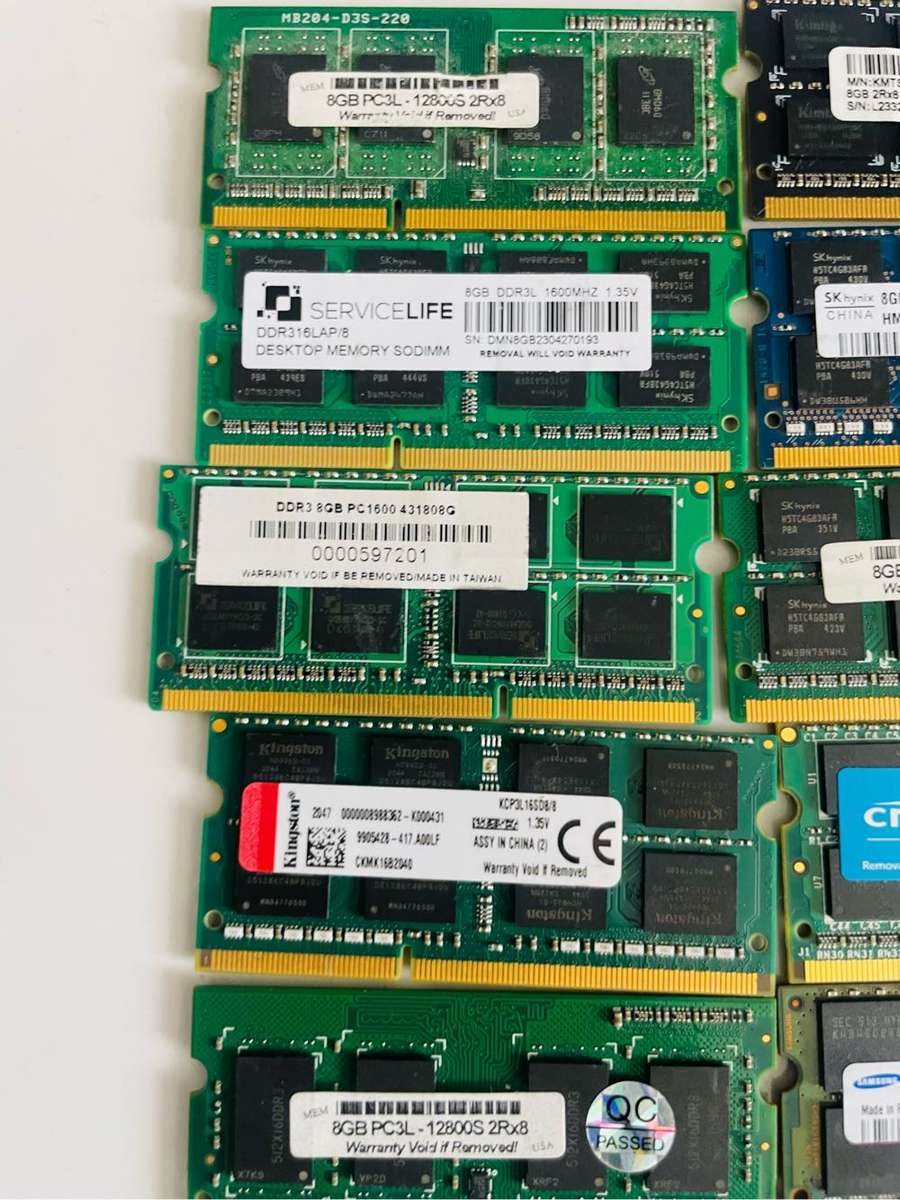 8GB DDR3 Laptop Ram