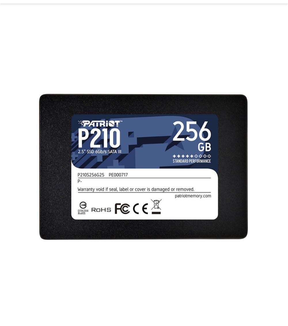 Patriot 256 GB SSD (P220S256G25) (Interface: SATA III, Form Factor: 2.5 Inch)